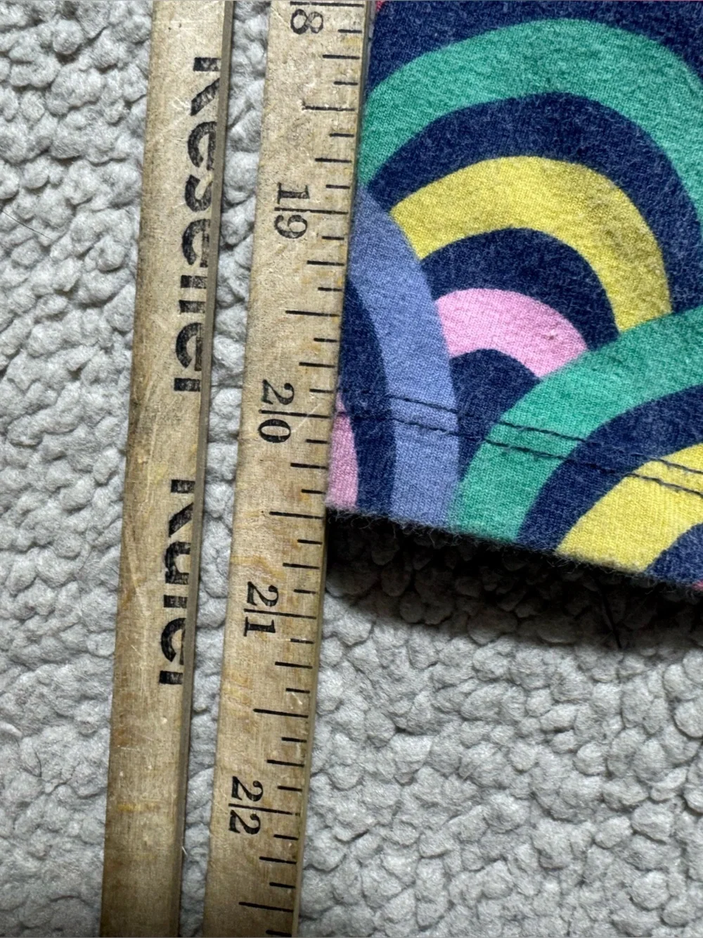 Mini Boden Girls 8-9Y Multicolor Rainbow Print Stretch Waist Sleepwear‎ Casual